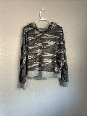 NWOT Marc New York Performance Grey Camo Lightweight Sweatshirt Hoodie